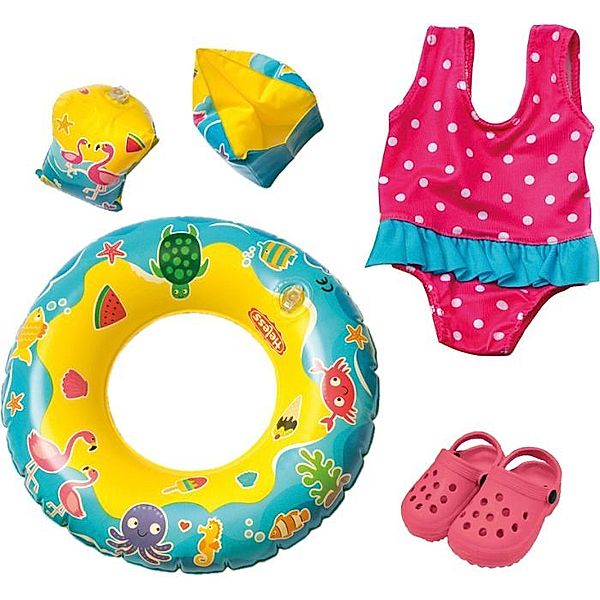 Heless Puppen-Schwimm-Set 6-teilig (35-46 cm)