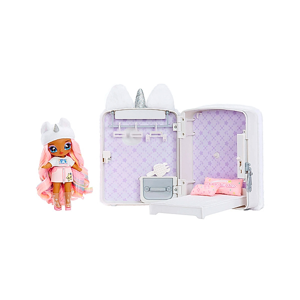 Na Na Na Surprise Puppen-Zubehör BACKPACK BEDROOM UNICORN - WHITNEY SPARKLES 3in1