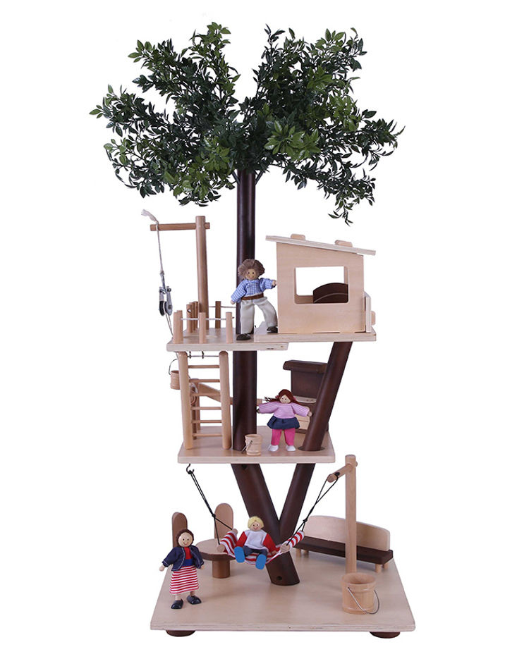 Puppenhaus BAUMHAUS aus Holz kaufen | tausendkind.de