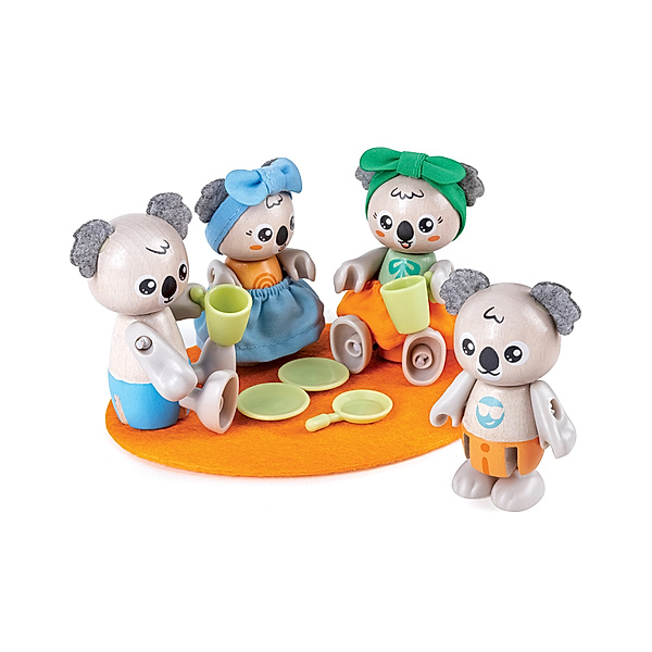 Hape Puppenhaus-Figuren KOALA FAMILY 10-teilig in bunt