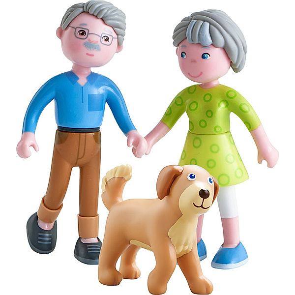 HABA Puppenhaus-Figuren LITTLE FRIENDS – GROssELTERN 3-teilig