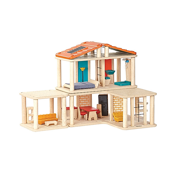 Plan Toys Puppenhaus KREATIV 28-teilig aus Holz