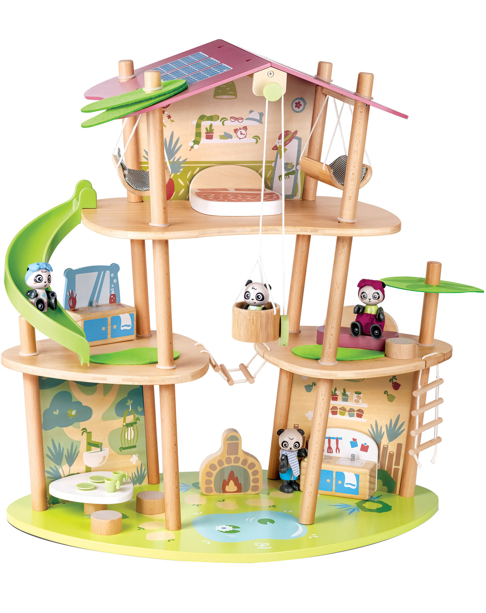 Puppenhaus PANDA 25-teilig in bunt kaufen | tausendkind.de
