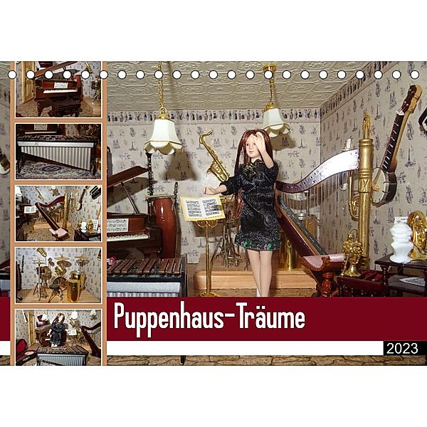 Puppenhaus-Träume (Tischkalender 2023 DIN A5 quer), Christa Diederich