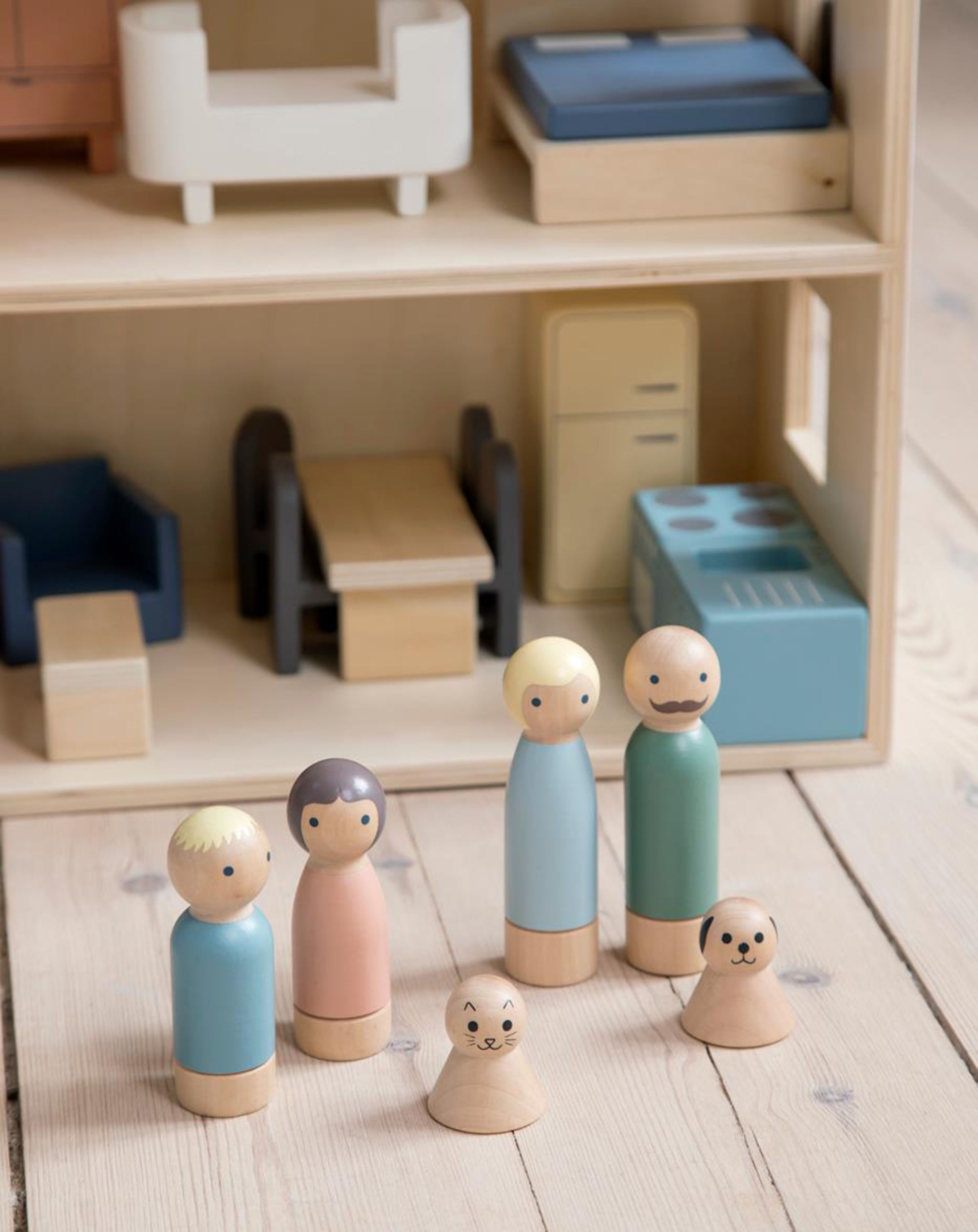 Puppenhausfiguren FAMILIE 6-teilig kaufen | tausendkind.de