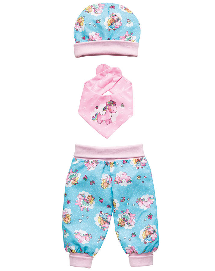 puppenbekleidung Einhorn Badeanzug rosa 28-35 cm 