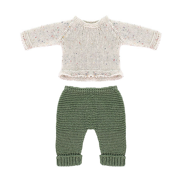 miniland Puppenkleidung JERSEY & PANTALO (32cm) 2-teilig