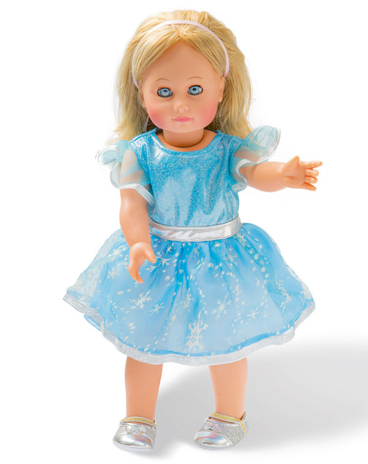 Puppenkleidung KLEID EIS-PRINZESSIN 35-45cm in blau kaufen