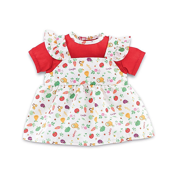 Corolle Puppenkleidung MGP KLEID GARTENSPAss (36 cm) in weiss/rot