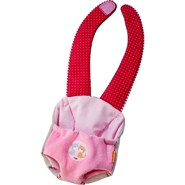 HABA Puppentragesitz JULE (30cm) in rosa/rot