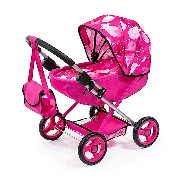 Bayer  Design Puppenwagen COSY STARS 4-teilig in pink