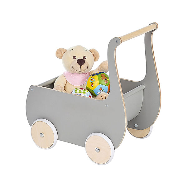 Pinolino Puppenwagen Mette (Farbe: grau)