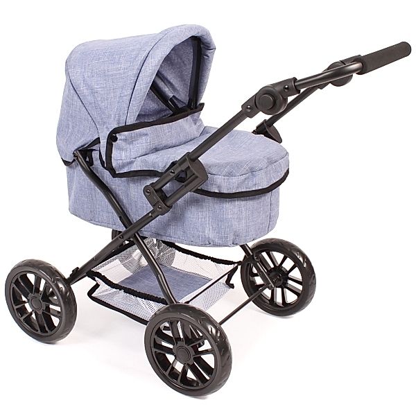 CHIC 2000 Puppenwagen Picobello Jeans blau