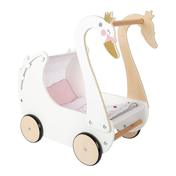 small foot® Puppenwagen SCHWAN aus Holz