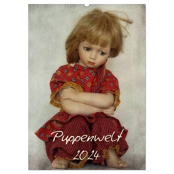 Puppenwelt 2024 (Wandkalender 2024 DIN A2 hoch), CALVENDO Monatskalender, Hernegger Arnold