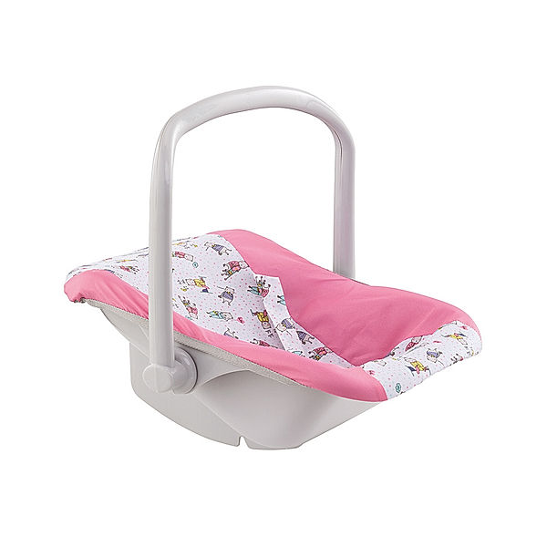 Corolle Puppenzubehör BABY-TRAGESCHALE (36-42 cm) in pink/weiß