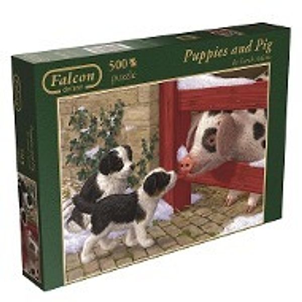 Puppies and Piglet (Puzzle)