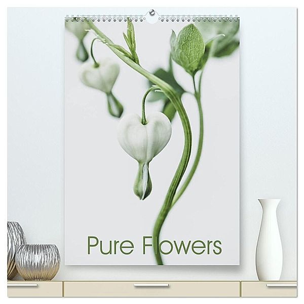 Pure Flowers (hochwertiger Premium Wandkalender 2025 DIN A2 hoch), Kunstdruck in Hochglanz, Calvendo, Andreas Lauermann