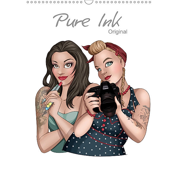 Pure Ink - Original (Wandkalender 2020 DIN A3 hoch), Britta Oelschläger