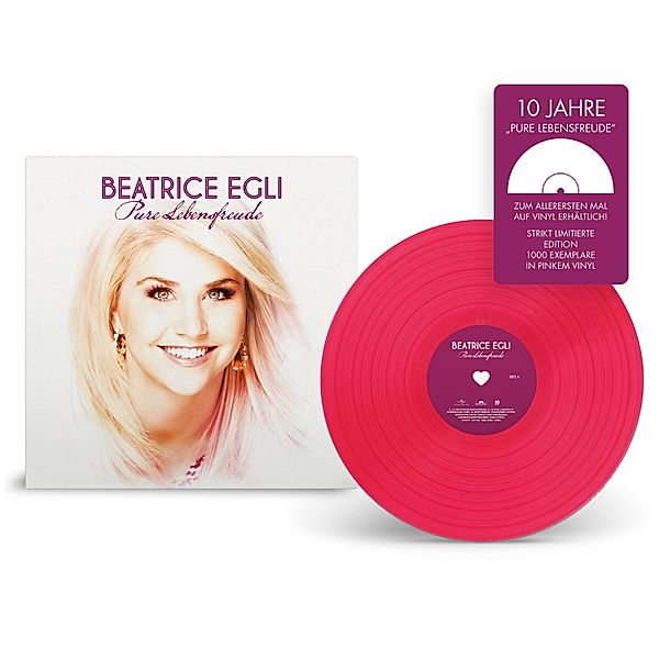 Pure Lebensfreude (10th Anniversary, LP pink) (Vinyl), Beatrice Egli