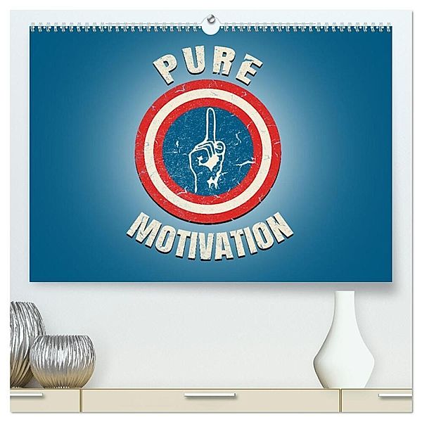 Pure Motivation (hochwertiger Premium Wandkalender 2024 DIN A2 quer), Kunstdruck in Hochglanz, pixs:sell