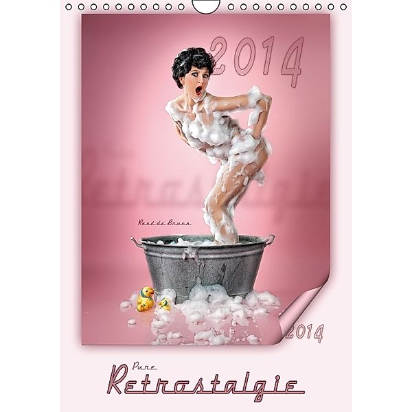 Pure Retrostalgie 2014 (Wandkalender 2014 DIN A4 hoch), René de Brunn