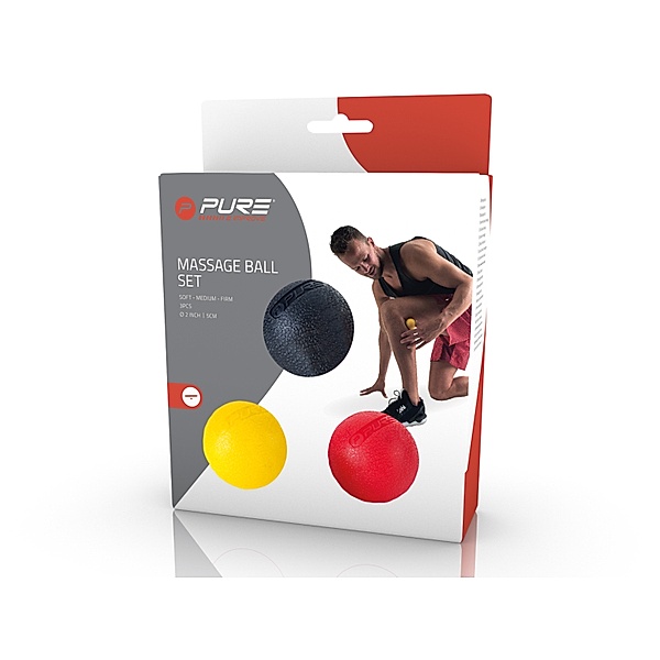 Pure2improve Massageball-Set 3tlg. (#5cm)