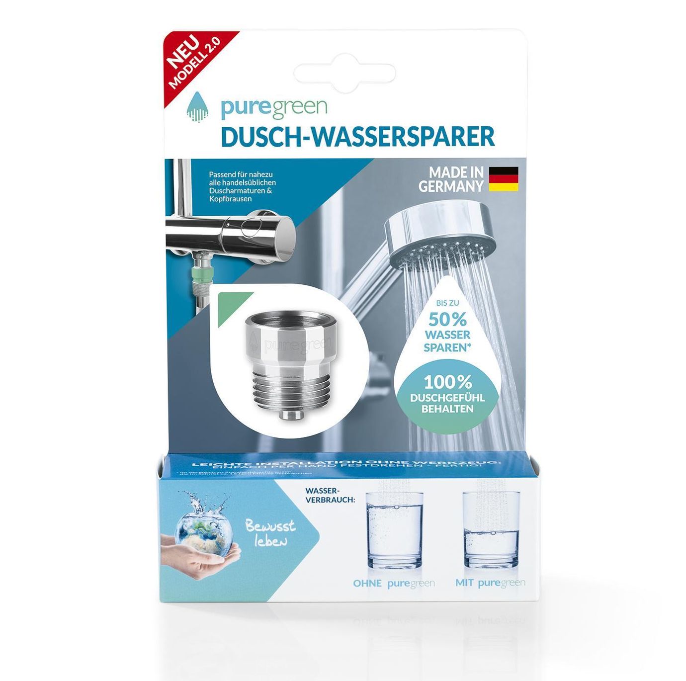 puregreen Wassersparer für die Dusche | Bei Weltbild.de