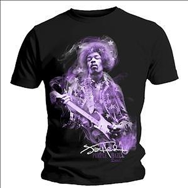 Purple Haze T-Shirt (Blk) (Me), Jimi Hendrix