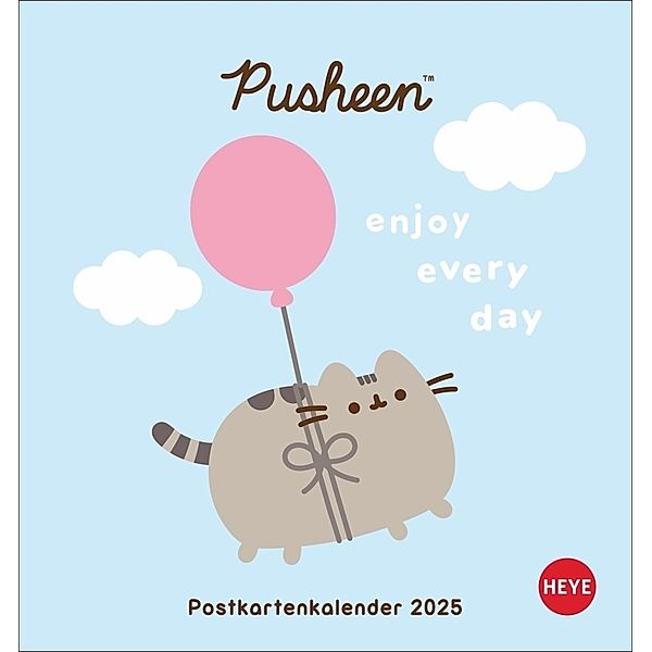 Pusheen Postkartenkalender 2025