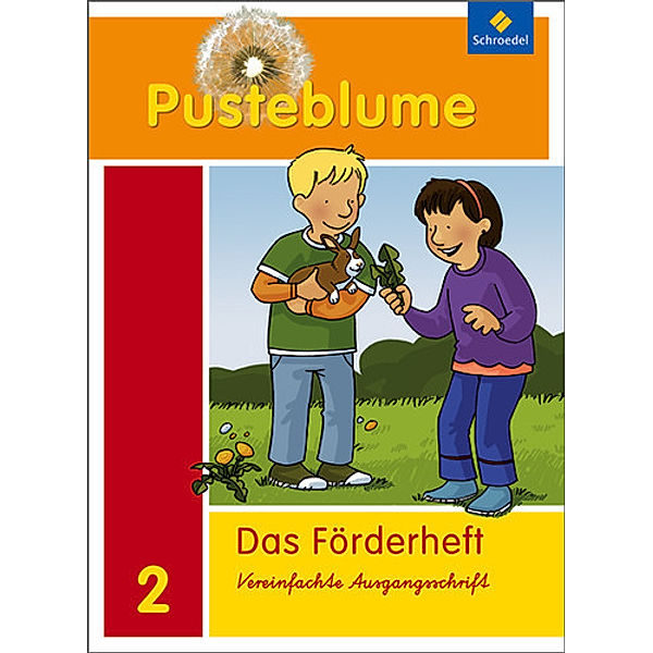 Pusteblume. Das Sprachbuch, Ausgabe 2009, Zusatzmaterial: 2. Schuljahr, Das Förderheft, Vereinfachte Ausgangsschrift