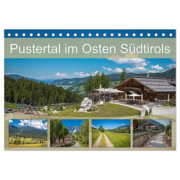 Pustertal im Osten Südtirols (Tischkalender 2024 DIN A5 quer), CALVENDO Monatskalender, Marlen Rasche