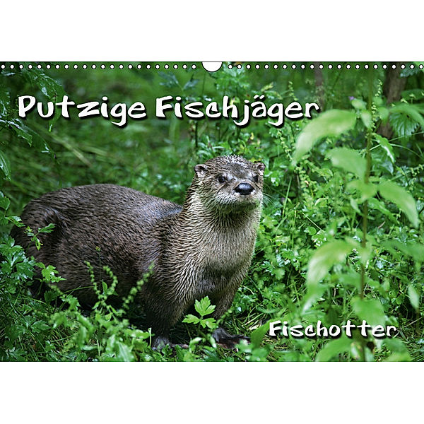 Putzige Fischj?ger (Wandkalender 2019 DIN A3 quer), Martina Berg