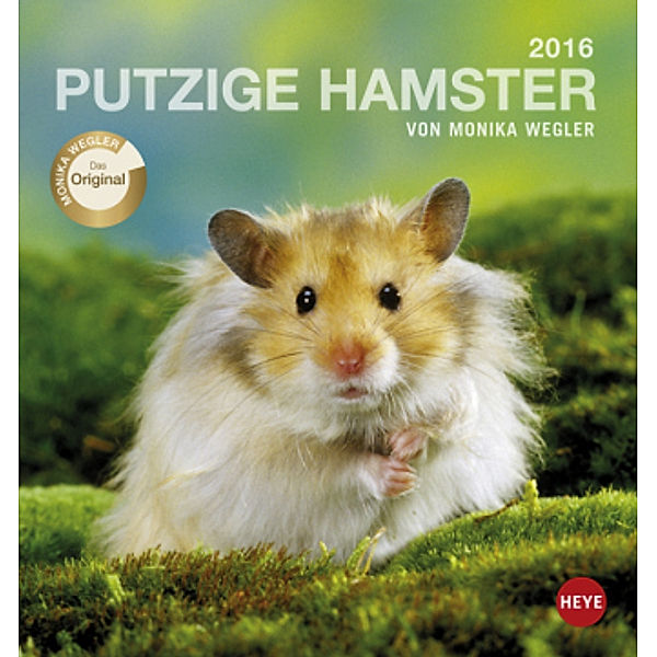 Putzige Hamster Postkartenkalender 2016, Monika Wegler