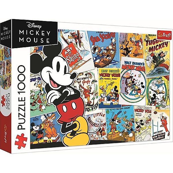 Trefl Puzzle 1000  100 Jahre Disney / Mickey Retro