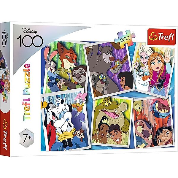 Trefl Puzzle 200 - Disney heroes