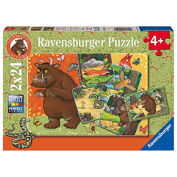 Ravensburger Verlag Puzzle 25 JAHRE GRÜFFELO! (2x24 Teile)