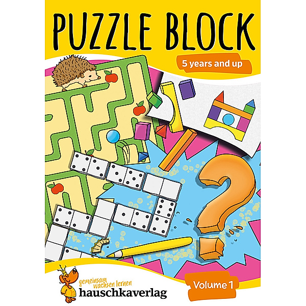 Puzzle Activity Book from 5 Years - Volume 1: Colourful Preschool Activity Books with Puzzle Fun - Labyrinth, Sudoku, Search and Find Books for Children, Promotes Concentration & Logical Thinking, Ulrike Maier