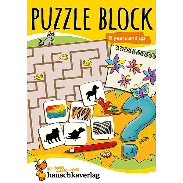 Puzzle Activity Book from 6 Years: Colourful Preschool Activity Books with Puzzle Fun - Labyrinth, Sudoku, Search and Find Books for Children, Promotes Concentration & Logical Thinking, Agnes Spiecker