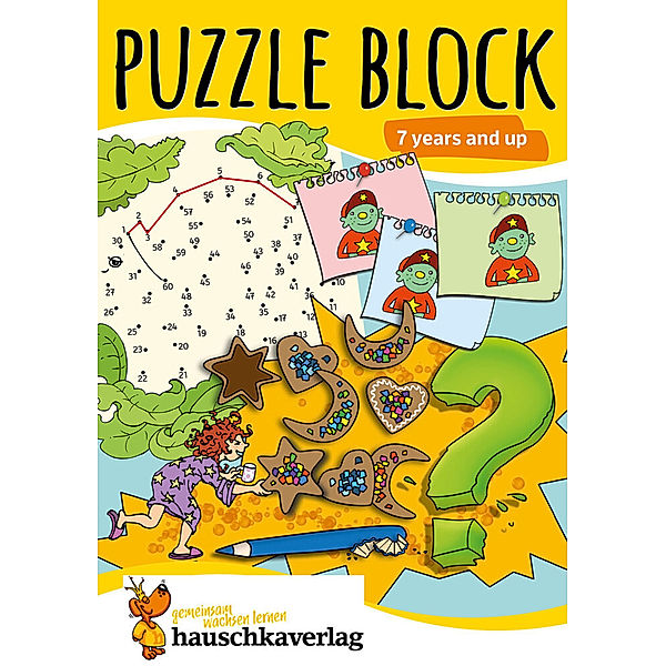 Puzzle Activity Book from 7 Years: Colourful Preschool Activity Books with Puzzle Fun - Labyrinth, Sudoku, Search and Find Books for Children, Promotes Concentration & Logical Thinking, Agnes Spiecker