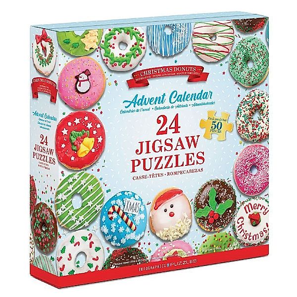 Eurographics Puzzle Adventskalender - Christmas Donuts