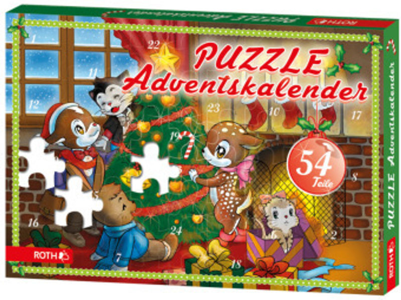 Puzzle-Adventskalender für Minis jetzt bei Weltbild.ch bestellen