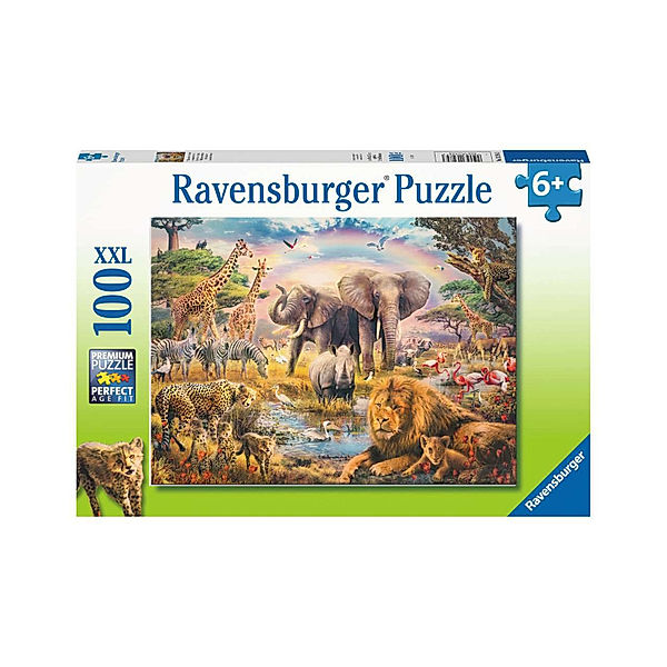 Ravensburger Verlag Puzzle AFRIKANISCHE SAVANNE 100-teilig