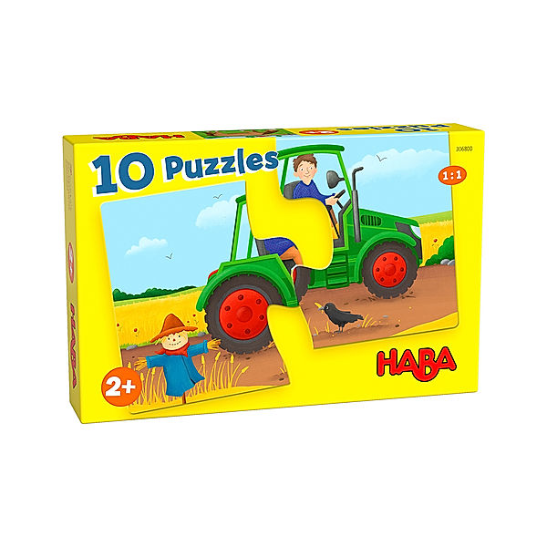 HABA Puzzle AUF DEM BAUERNHOF 10x2-teilig