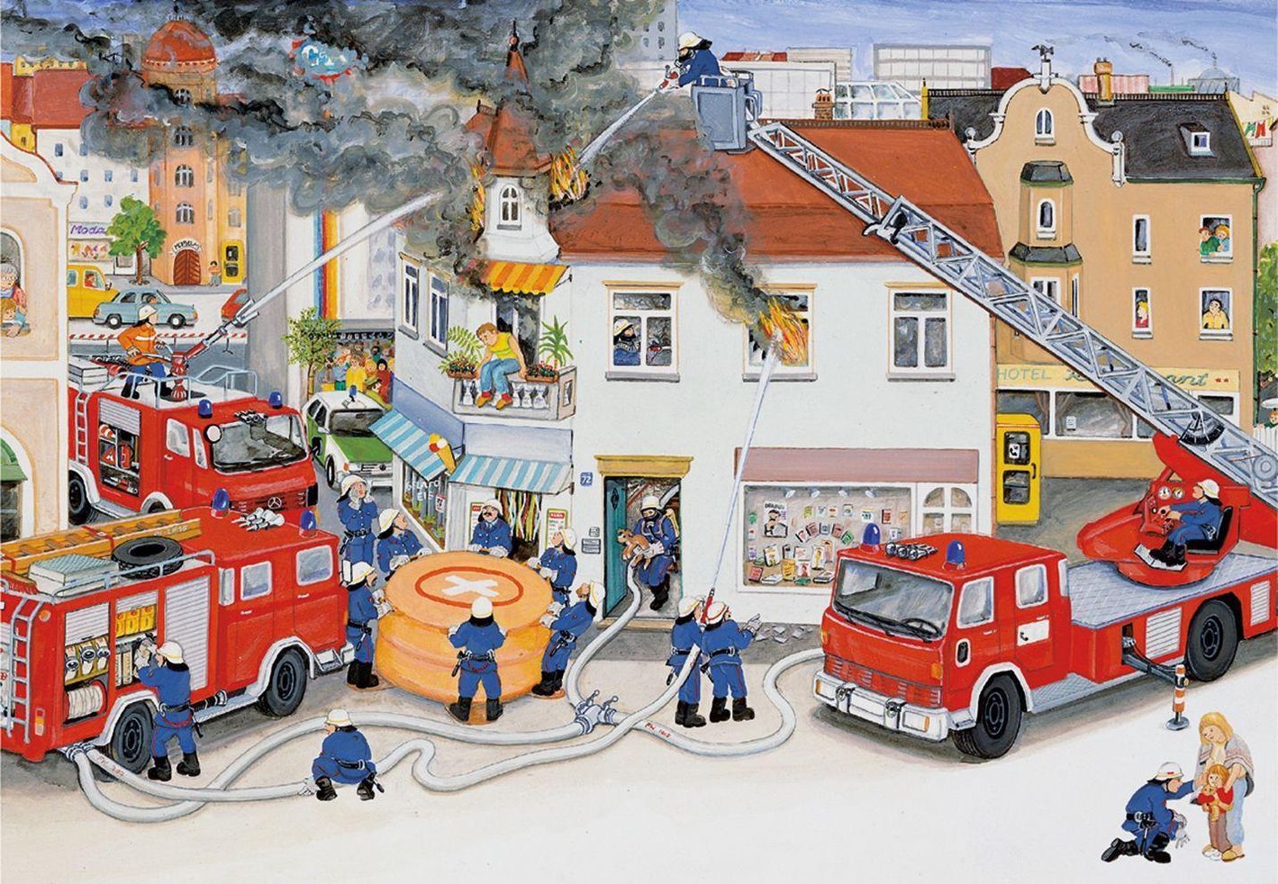 Puzzle Bei der Feuerwehr 2x24 kaufen | tausendkind.at