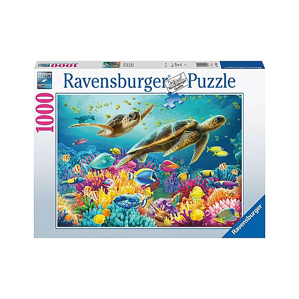 Ravensburger Verlag Puzzle BLAUE UNTERWASSERWELT 1.000-teilig