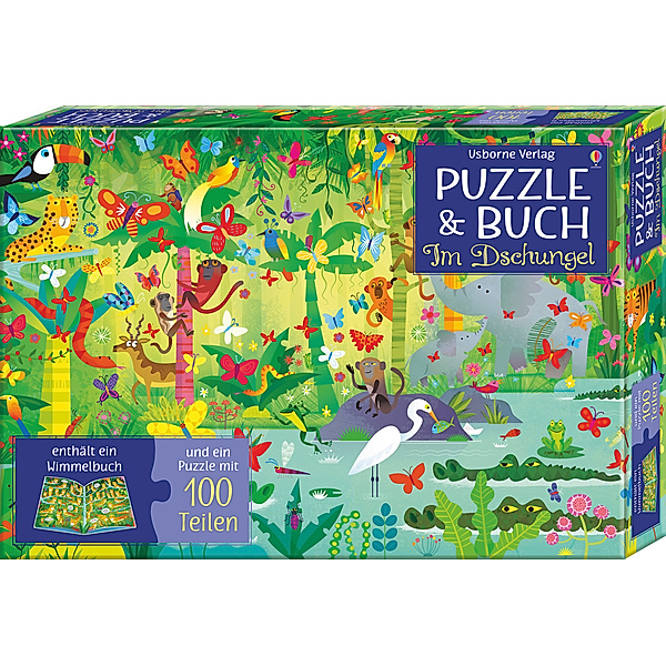Usborne Verlag Puzzle & Buch – Im Dschungel, Kirsteen Robson