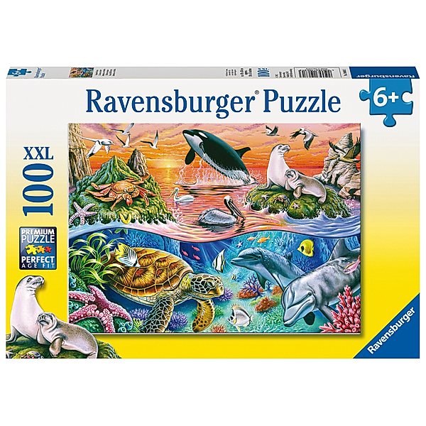 Ravensburger Verlag Puzzle BUNTER OZEAN 100-teilig