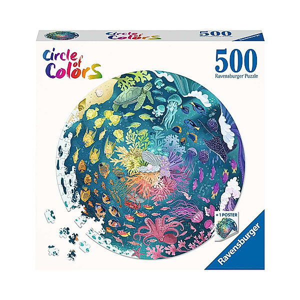 Ravensburger Verlag Puzzle Circle of Colors - OCEAN & SUBMARINE 500-teilig