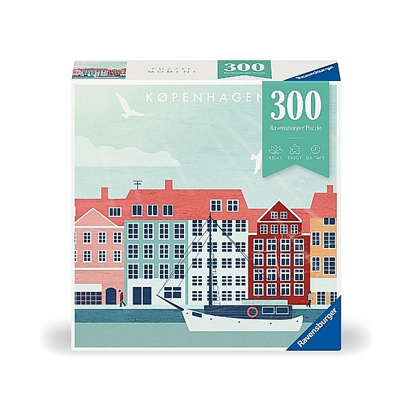 Ravensburger Verlag Puzzle CITY KOPENHAGEN (300 Teile)